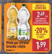 woda gazowana cytryna-limonka-mięta