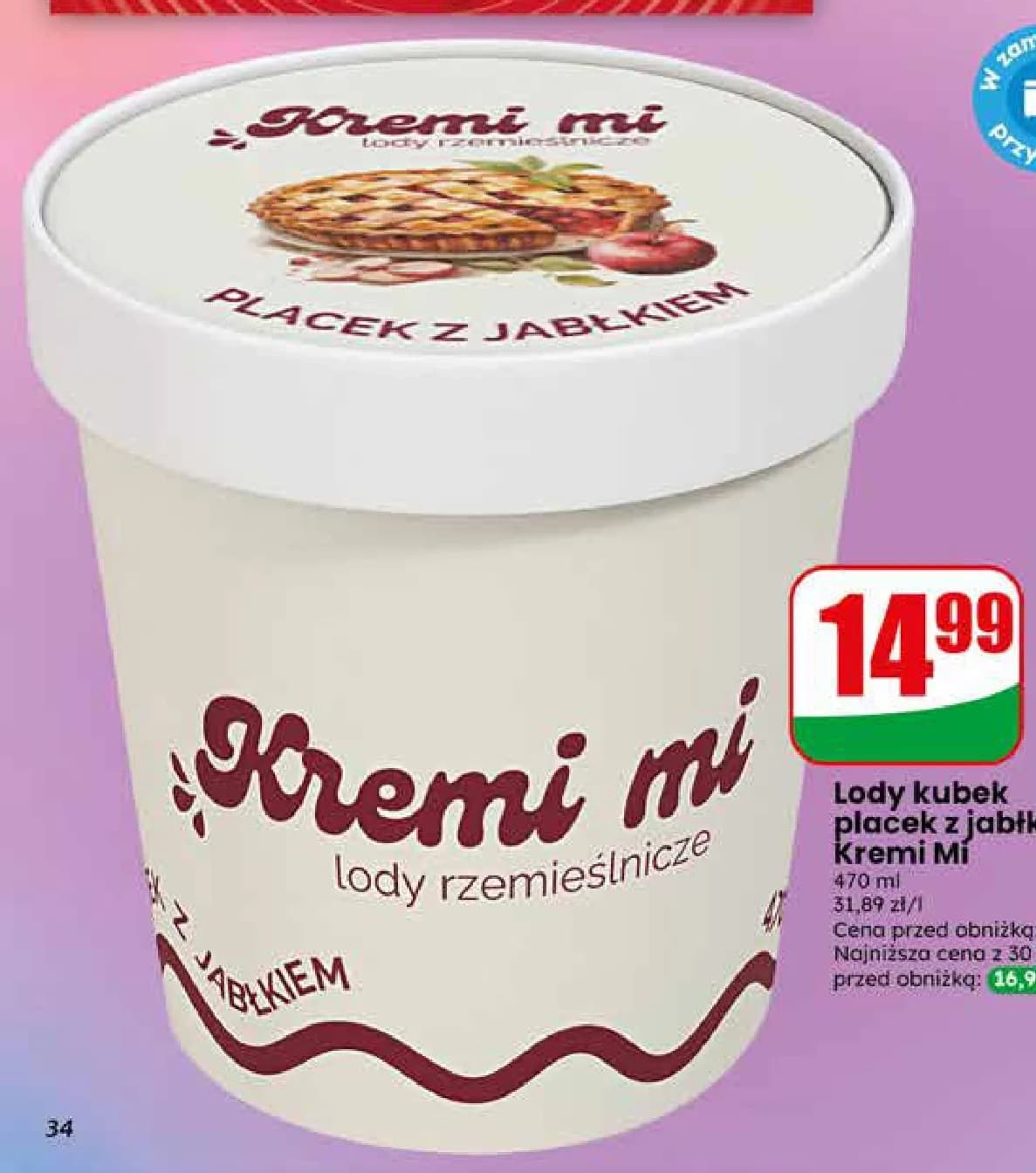 lody placek z jabłkiem