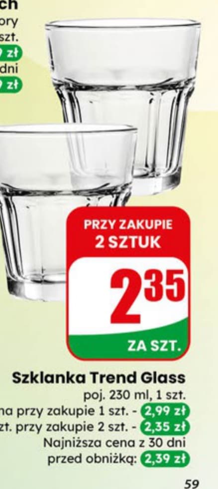 szklanka trend glass