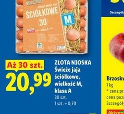 świeże jaja ściółkowe