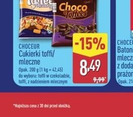 cukierki toffi/mleczne