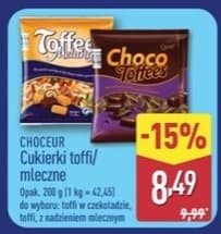 cukierki toffi/mleczne
