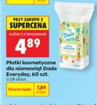 płatki kosmetyczne dla niemowląt