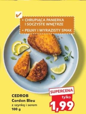 cordon bleu z szynką i serem