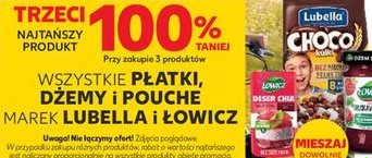 Wszystkie płatki, dżemy i pouche