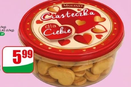ciastka kruche w kształcie serc