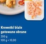 krewetki białe gotowane obrane