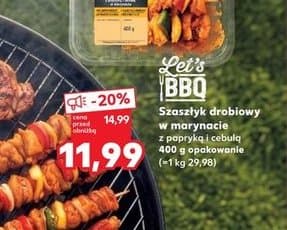 szaszłyk drobiowy w marynacie