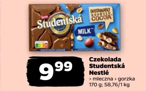 czekolada studentska
