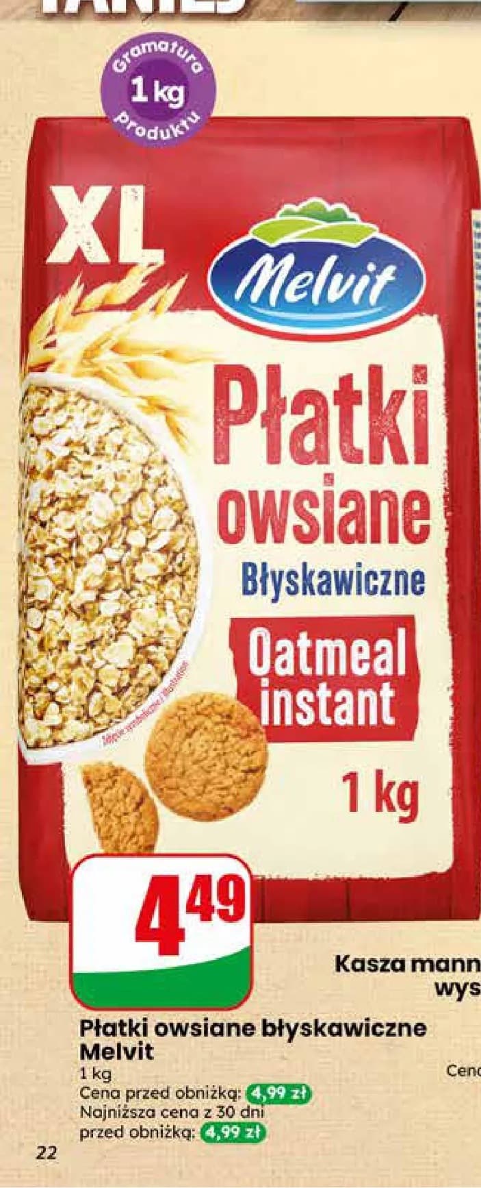 płatki owsiane błyskawiczne