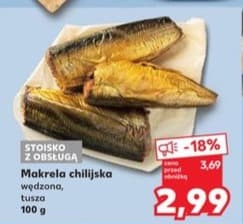 makrela chilijska wędzona tusza