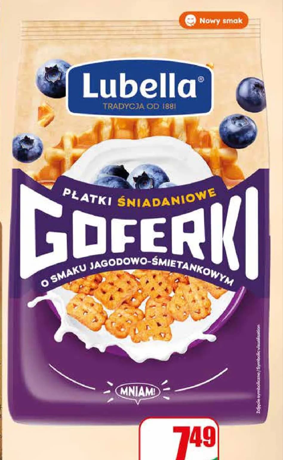płatki śniadaniowe goferki