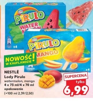 lody na patyku arbuzowe/mango