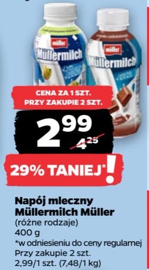 napój mleczny
