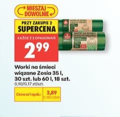 worki na śmieci wiązane