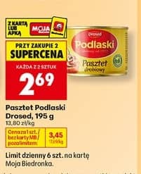 Drosed pasztet drobiowy 195g