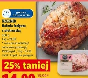 rolada indycza z pietruszką do piekarnika