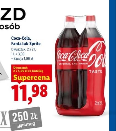 napój gazowany różne rodzaje