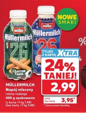 napój mleczny różne rodzaje