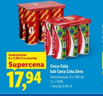 napój gazowany różne marki