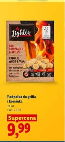 podpałka do grilla i kominka