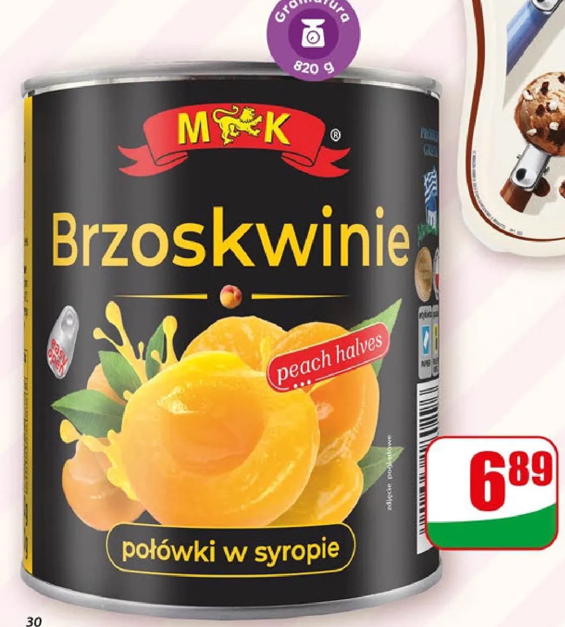brzoskwinie połówki w syropie