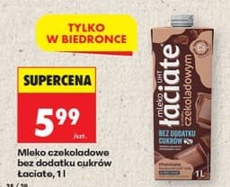 mleko czekoladowe bez dodatku cukrów