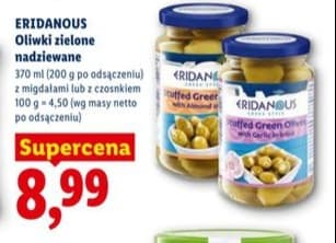oliwki zielone nadziewane