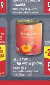Brzoskwinie połówki w syropie