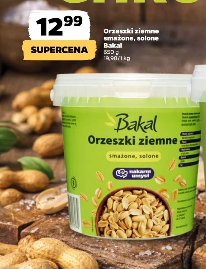 orzeszki ziemne smażone, solone