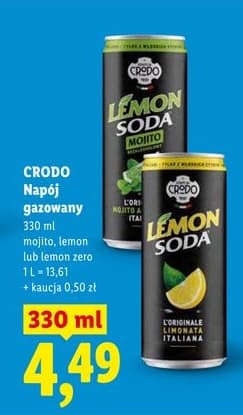 napój gazowany oran soda