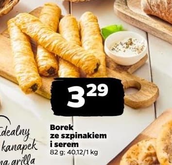 borek ze szpinakiem i serem