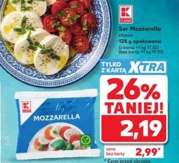 ser mozzarella mini