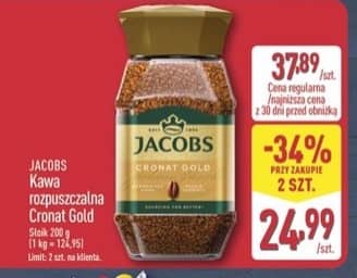 Jacobs kawa rozpuszczalna Cronat Gold 200g
