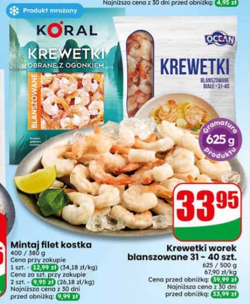 krewetki blanszowane