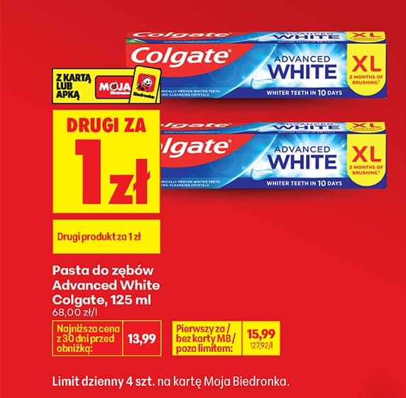 pasta do zębów advanced white