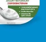 jogurt naturalny z bakteriami probiotycznymi