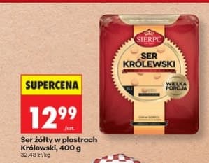 ser żółty w plastrach