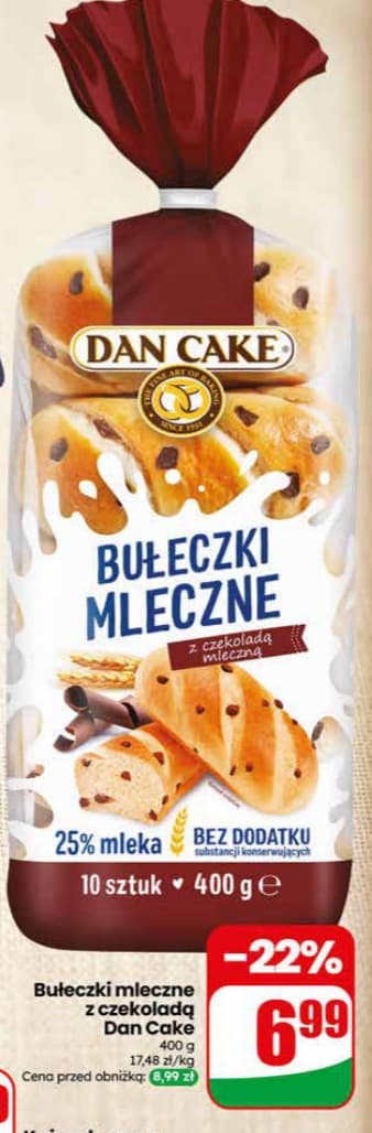 bułeczki mleczne z czekoladą mleczną