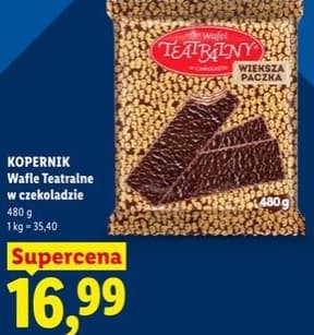 wafle Teatralne w czekoladzie