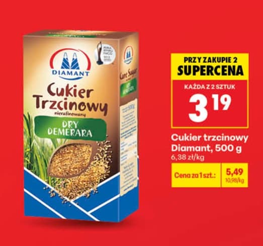 cukier trzcinowy demerara