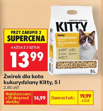 żwirek dla kota kukurydziany