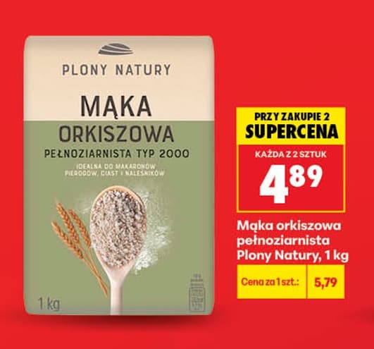 mąka orkiszowa pełnoziarnista