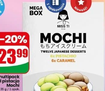 lody mochi multipack karmel pistacja