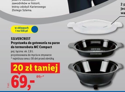 przystawka do gotowania na parze do termorobota MC Compact
