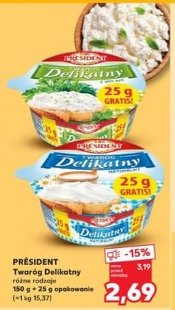 twaróg delikatny