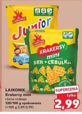 krakersy mini z serem i cebulką
