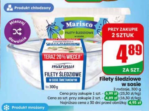 filety śledziowe w sosie