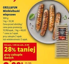 minikiełbaski wieprzowe