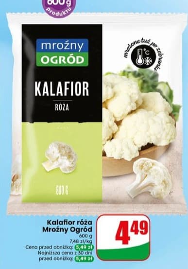 kalafior róża mrożony